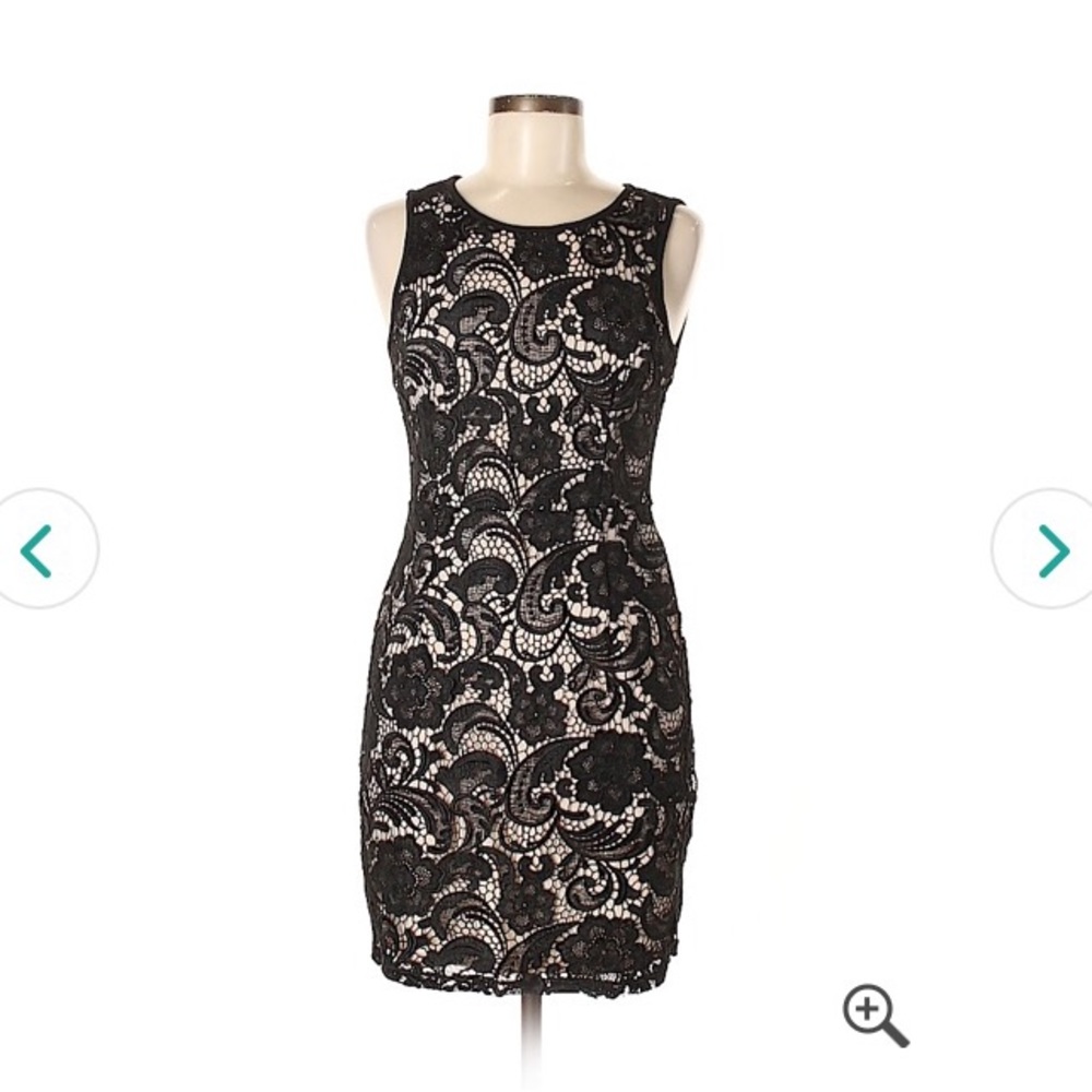 Perfect for holiday party- Black Lace Dress